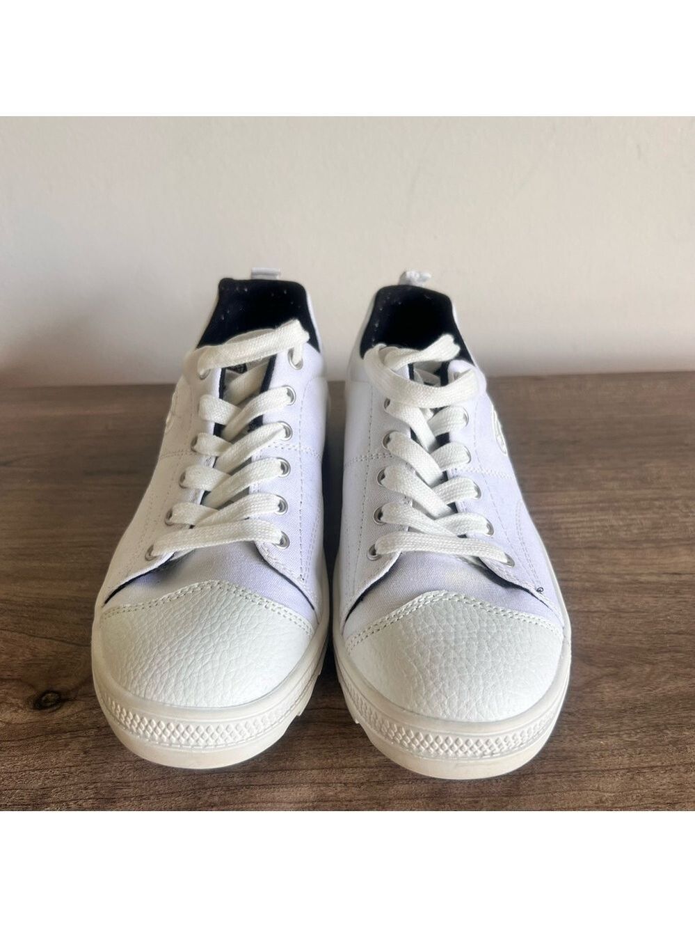 Skechers Canvas Roadies Lace Up Sneaker Size 7 #832 - Picture 2 of 9